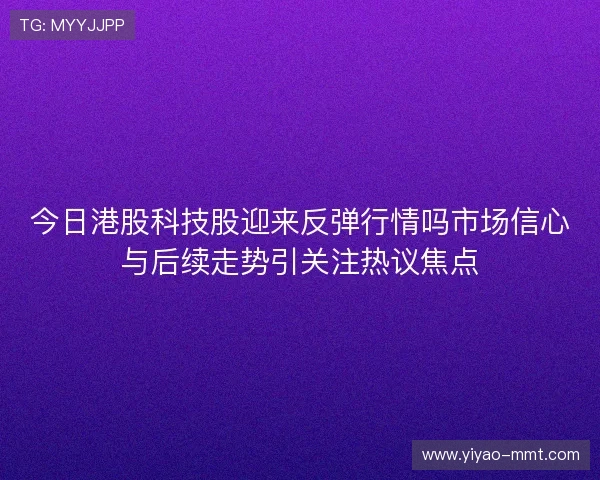 今日港股科技股迎来反弹行情吗市场信心与后续走势引关注热议焦点